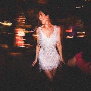 Nadine Merabi Sadie White Dress - SMALL - After Party Dress